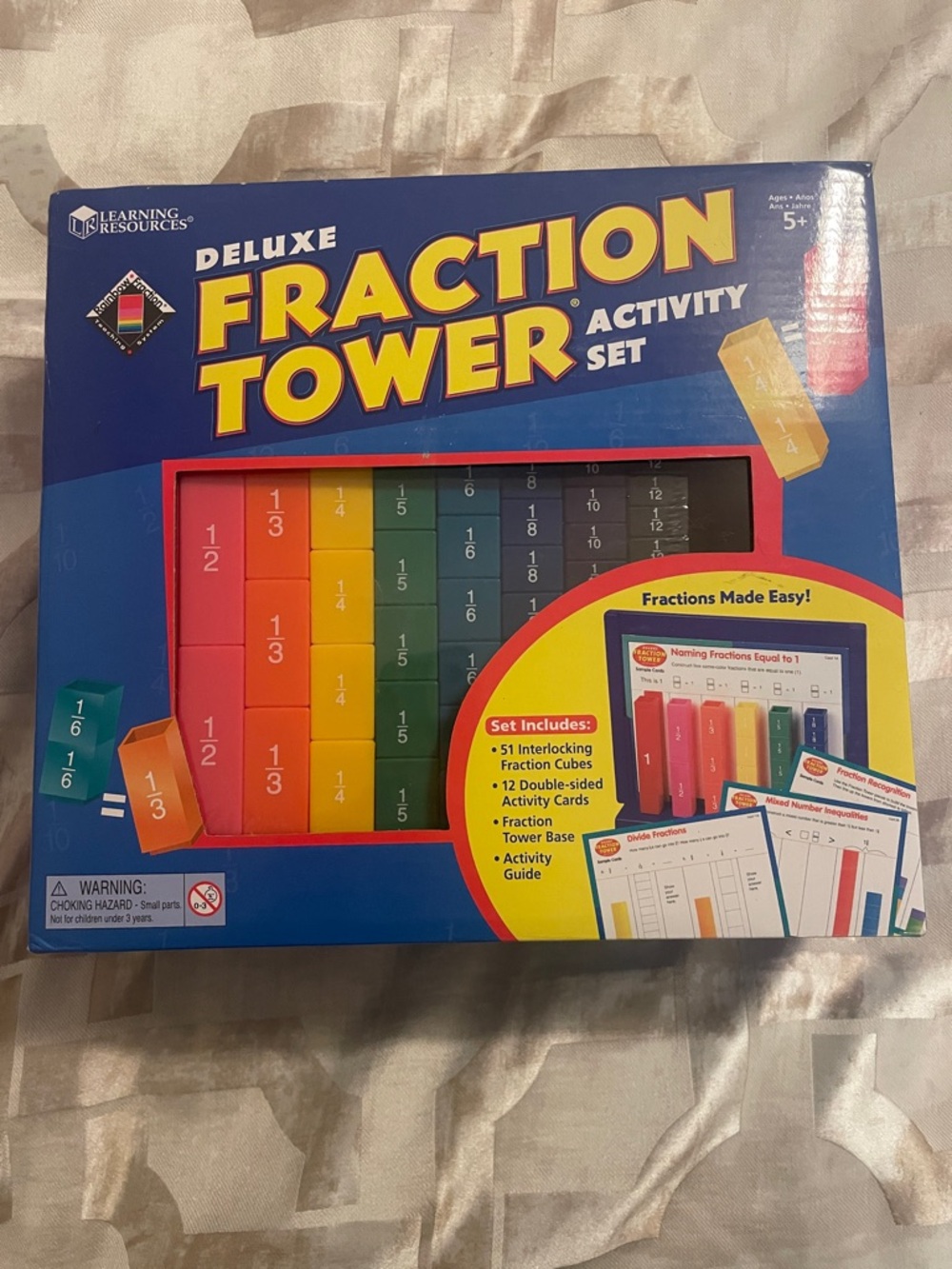 Deluxe Fraction Tower Activity Set Learning Resources new educational math